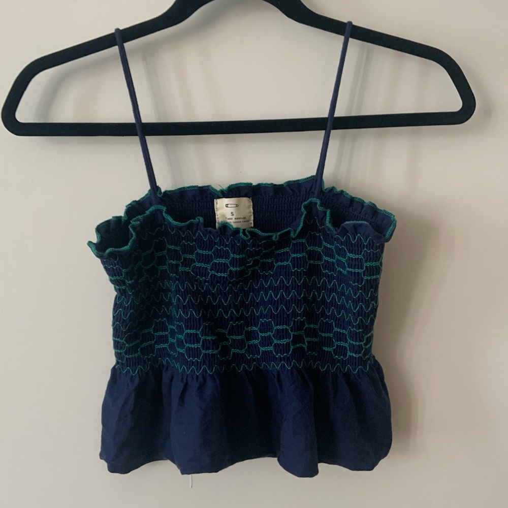 UO cropped flowy crop top
